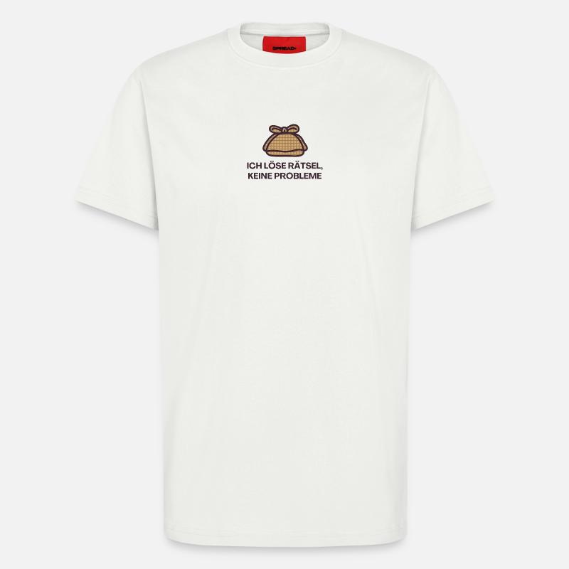 I solve puzzles, no problems - T-Shirt - made by SPREAD - OFF WHITE