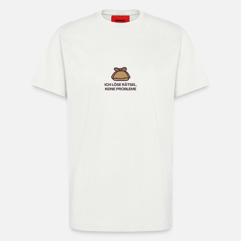 I solve puzzles, no problems - T-Shirt - made by SPREAD - OFF WHITE