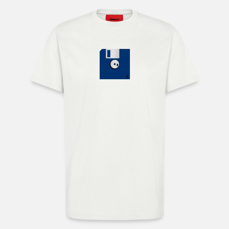 Diskette - T-Shirt - made by SPREAD - OFF WHITE
