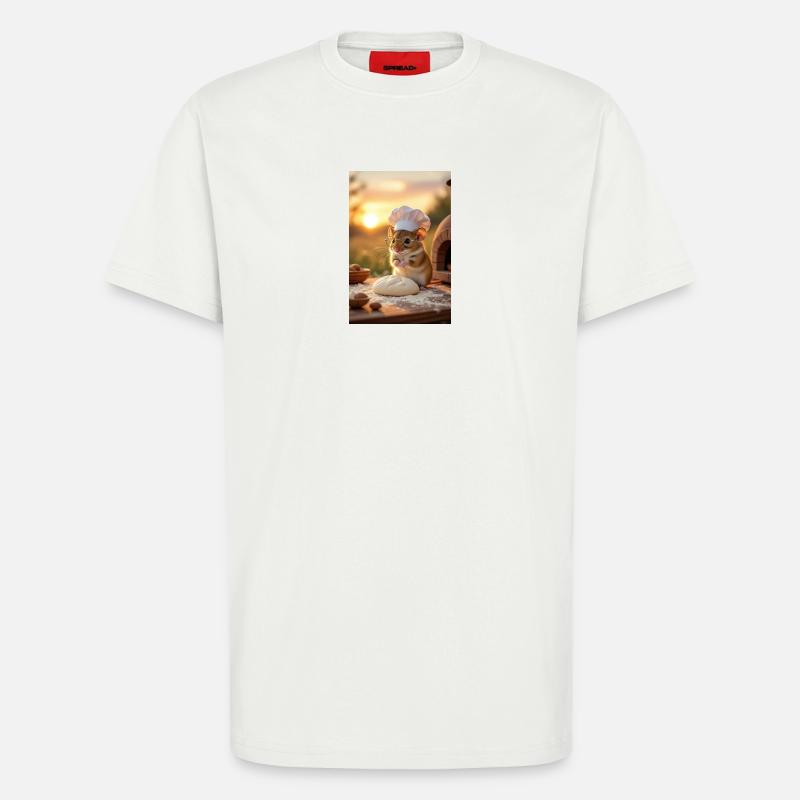 Creative Chef Mouse for Kitchen - T-Shirt - made by SPREAD - OFF WHITE