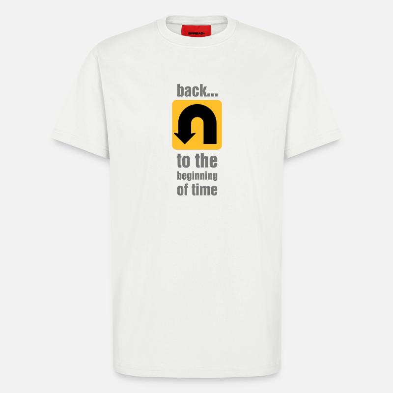 U-turn - T-Shirt - made by SPREAD - OFF WHITE