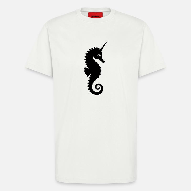 Niedliches Einhorn-Seepferdchen - T-Shirt - made by SPREAD - OFF WHITE