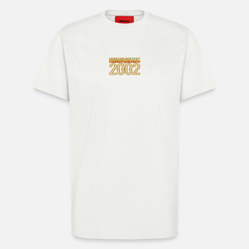 Original 2002 Retro Logo - T-shirt bio décontracté fabriqué en UE - OFF WHITE