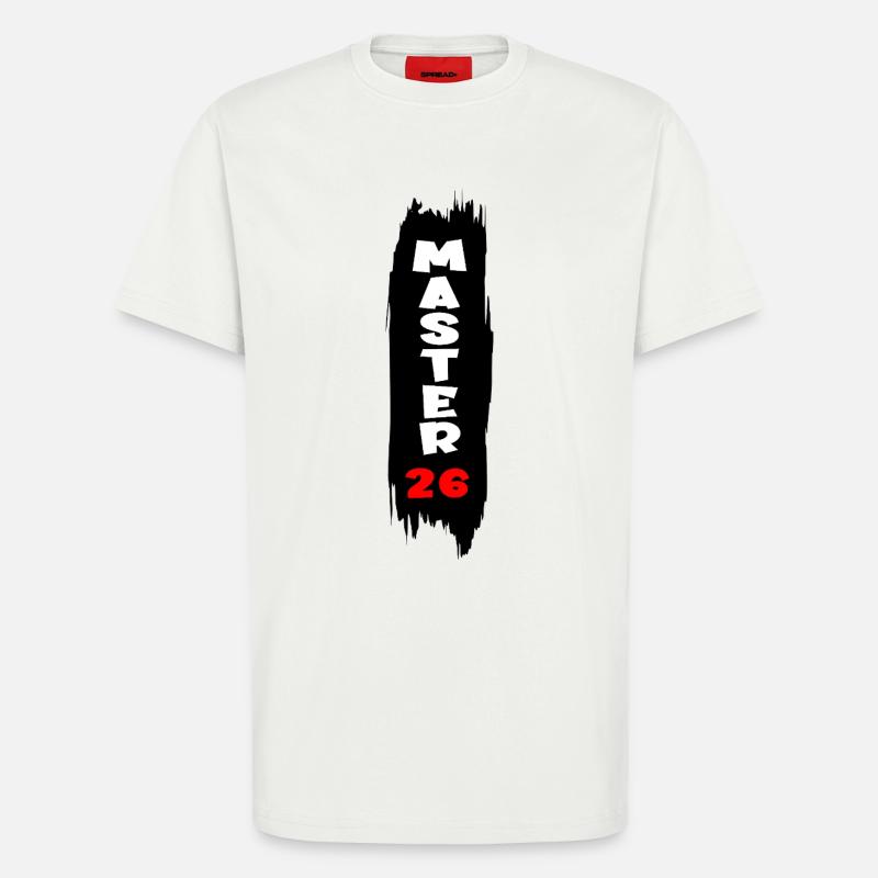 Master 2026 - T-shirt bio décontracté fabriqué en UE - OFF WHITE