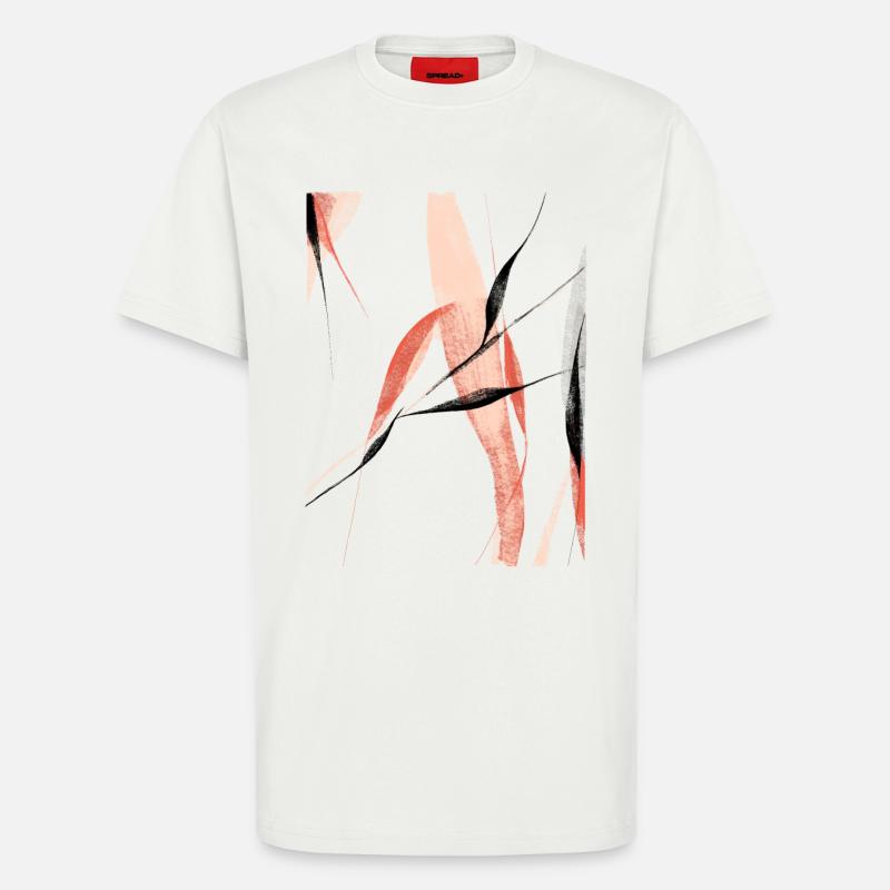 Abstrakte Weidenäste - T-Shirt - made by SPREAD - OFF WHITE