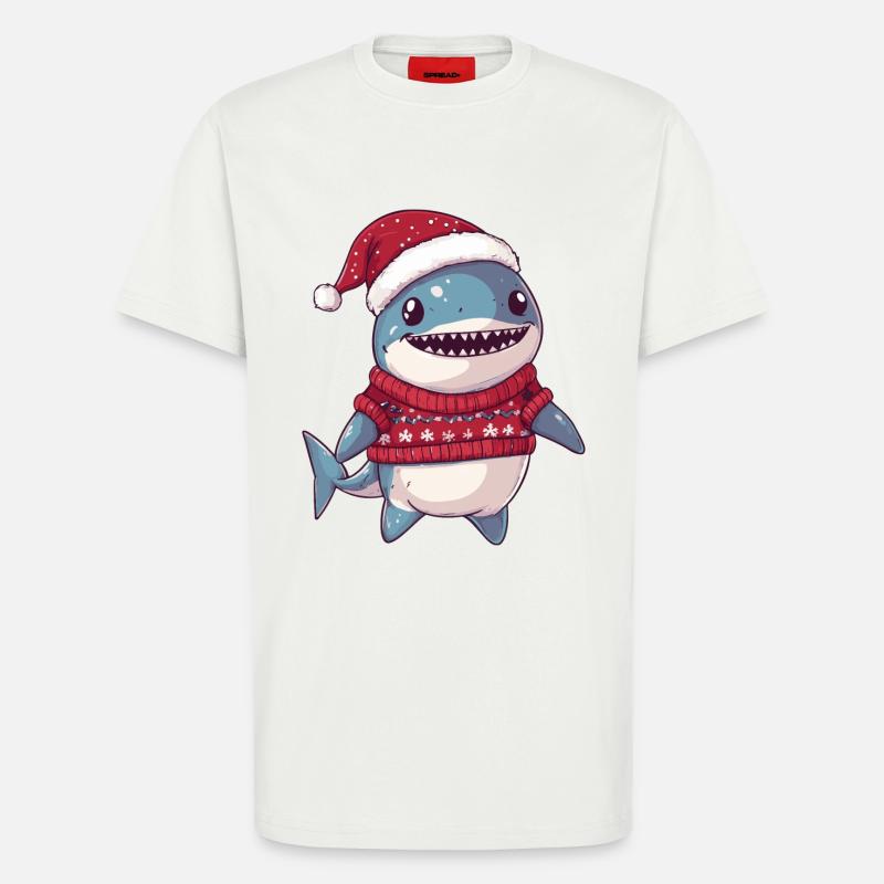 Hai Weihnachten Comic - T-Shirt - made by SPREAD - OFF WHITE