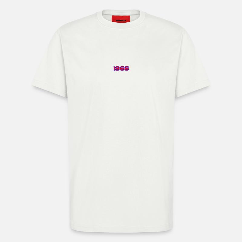 1966 Retro Neon Typography - T-Shirt - made by SPREAD - OFF WHITE