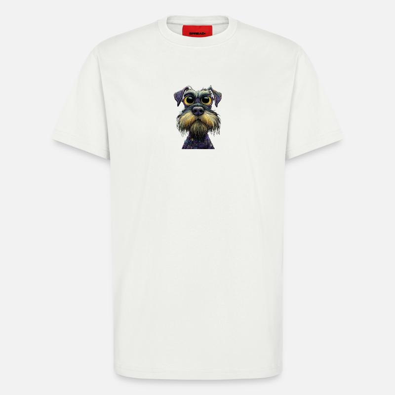 Schnauzer - T-Shirt - made by SPREAD - OFF WHITE