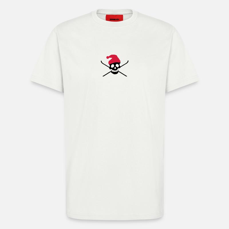 Ski - T-Shirt - made by SPREAD - OFF WHITE