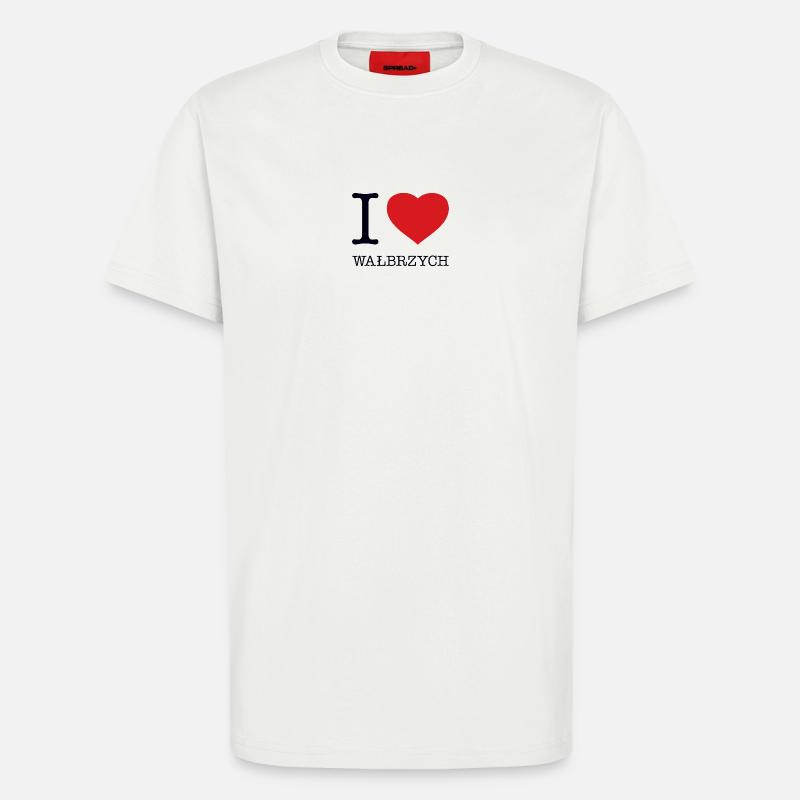 J’ADORE WALBRZYCH - T-shirt bio décontracté fabriqué en UE - OFF WHITE