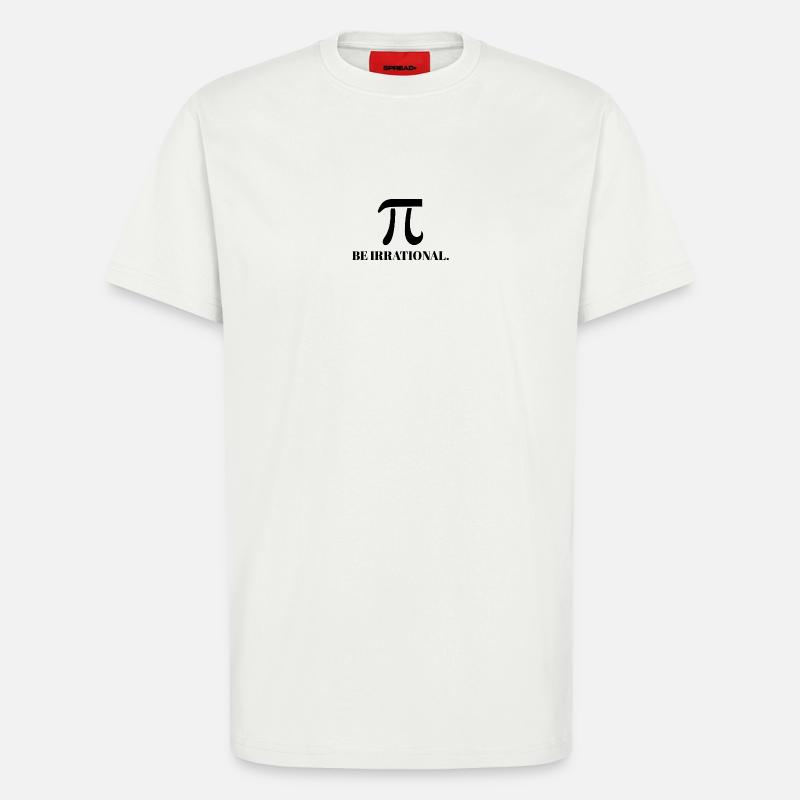 PI - Sei irrational - Schwarz - T-Shirt - made by SPREAD - OFF WHITE