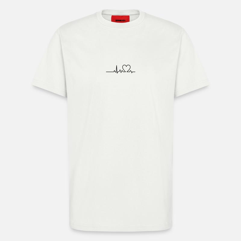 Herz-Lebensader - T-Shirt - made by SPREAD - OFF WHITE