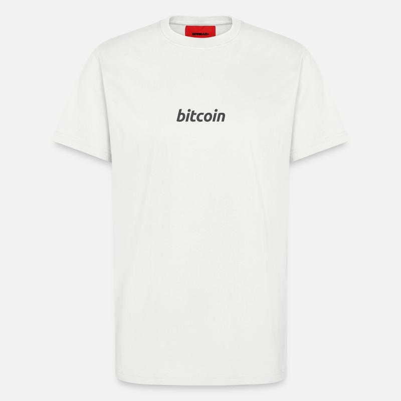 bitcoin Logo - T-Shirt - made by SPREAD - OFF WHITE