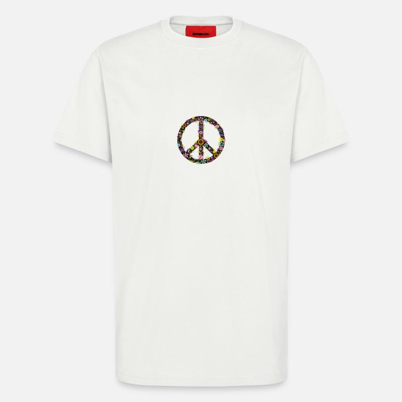 Floral Peace - T-Shirt - made by SPREAD - OFF WHITE