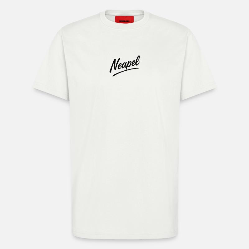 Neapel Script Schriftzug - T-Shirt - made by SPREAD - OFF WHITE