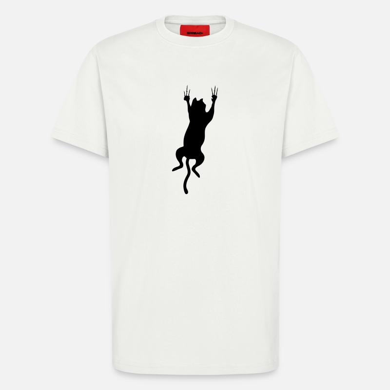 cat Katze mietze - T-Shirt - made by SPREAD - OFF WHITE