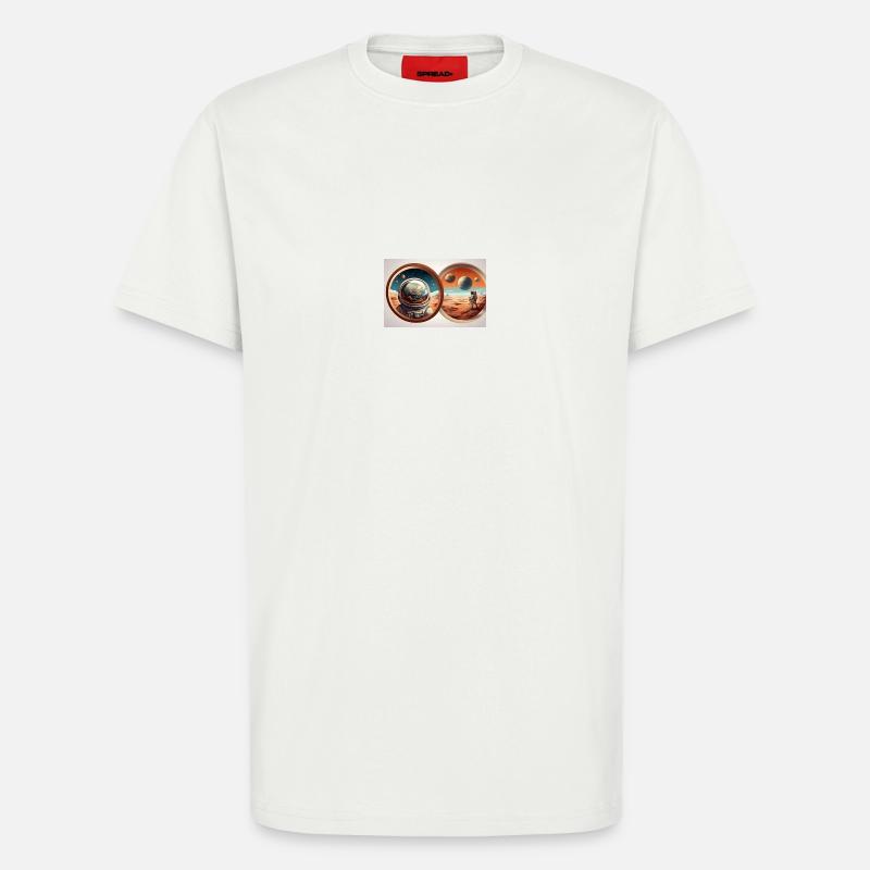 Intergalactic Exploration - T-Shirt - made by SPREAD - OFF WHITE