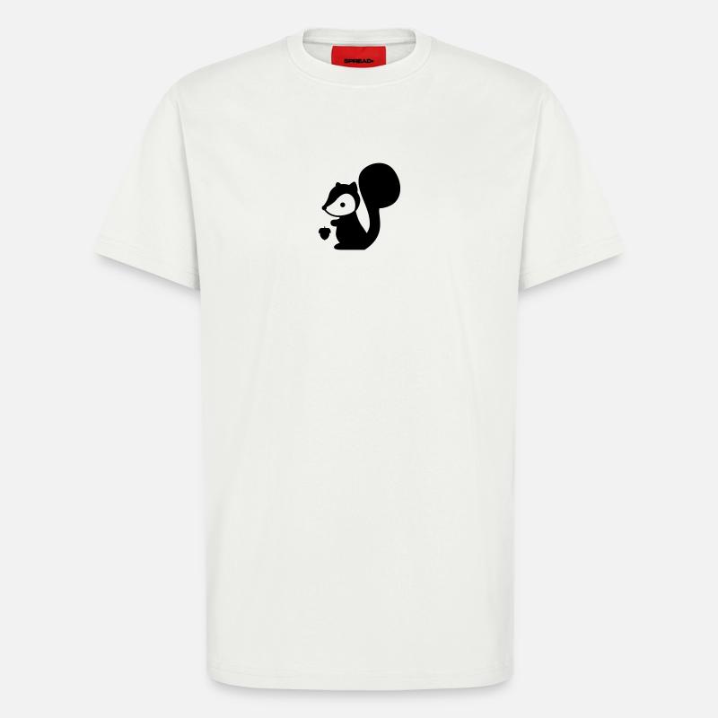 Eichhörnchen - T-Shirt - made by SPREAD - OFF WHITE