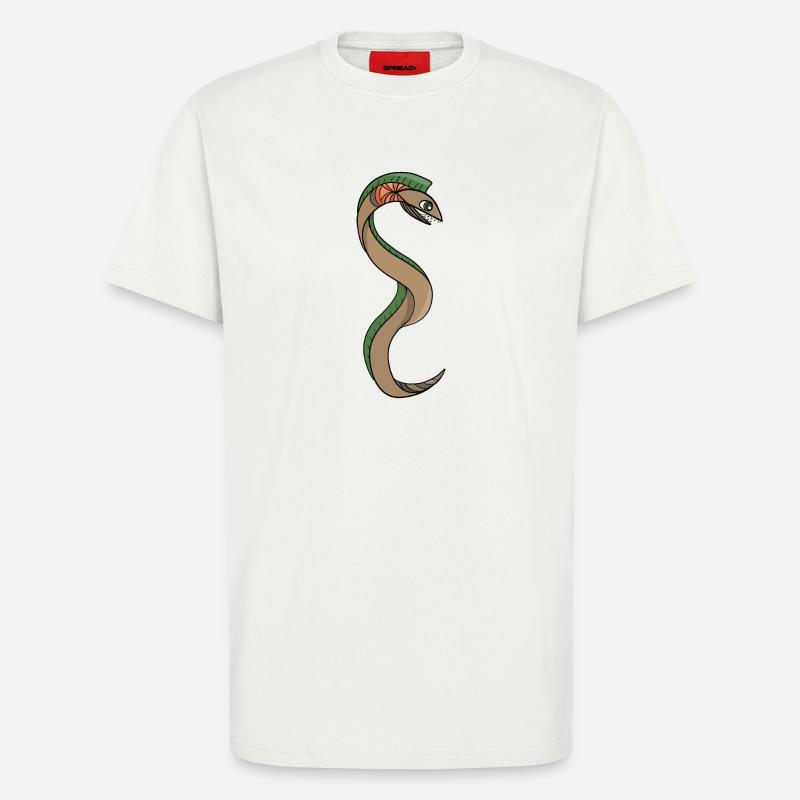 A Snake with sharp teeth - T-Shirt - made by SPREAD - OFF WHITE