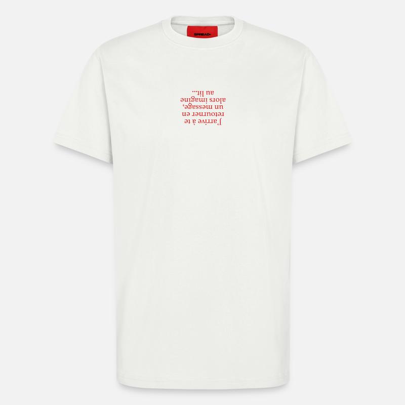 Turning Yourself Back - T-Shirt - made by SPREAD - OFF WHITE