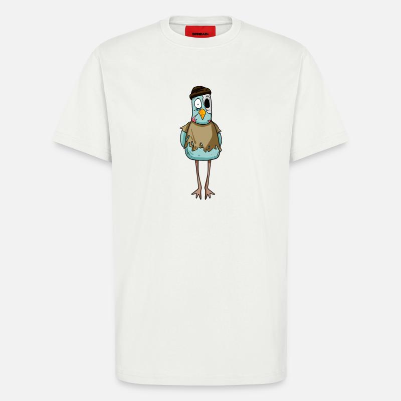 Zombie Seagull - T-Shirt - made by SPREAD - OFF WHITE
