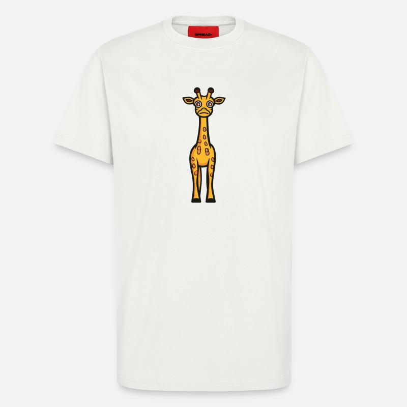Giraffe Halloween Comic Funny - T-Shirt - made by SPREAD - OFF WHITE