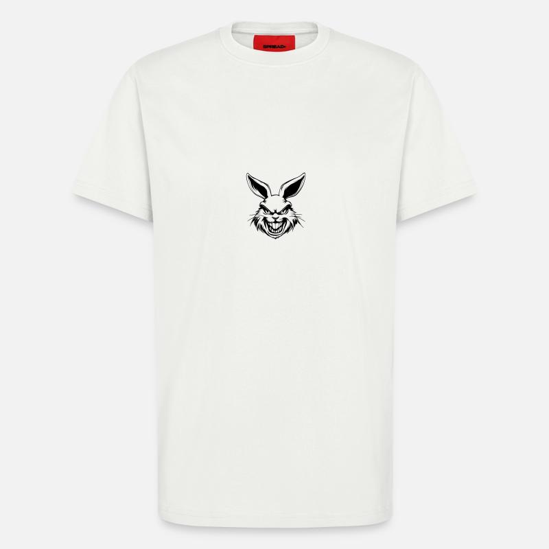 Rabbit Head - T-Shirt - made by SPREAD - OFF WHITE