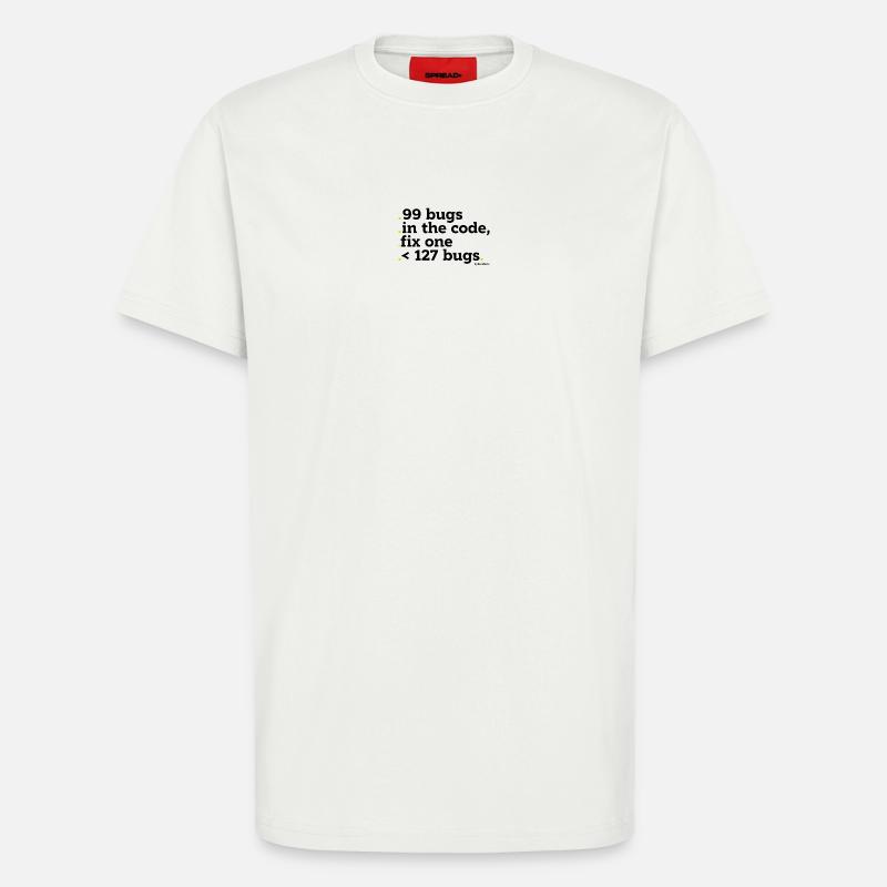 99 Fehler im Code zu beheben - T-Shirt - made by SPREAD - OFF WHITE