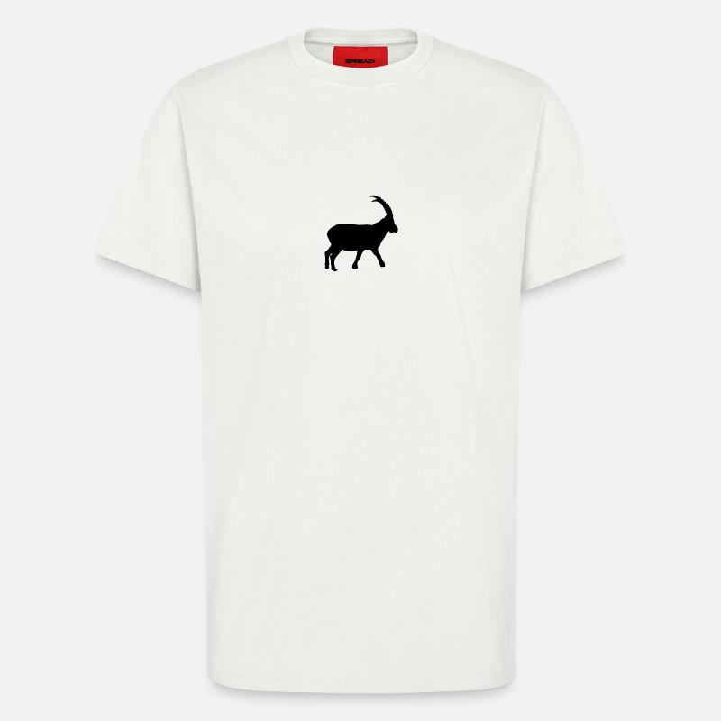 Steinbock - T-Shirt - made by SPREAD - OFF WHITE