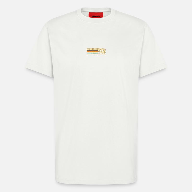 Originale 46 Pastellstreifen - T-Shirt - made by SPREAD - OFF WHITE