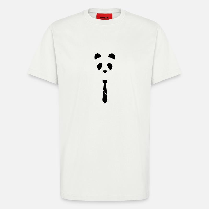 Panda-Bindung - T-Shirt - made by SPREAD - OFF WHITE
