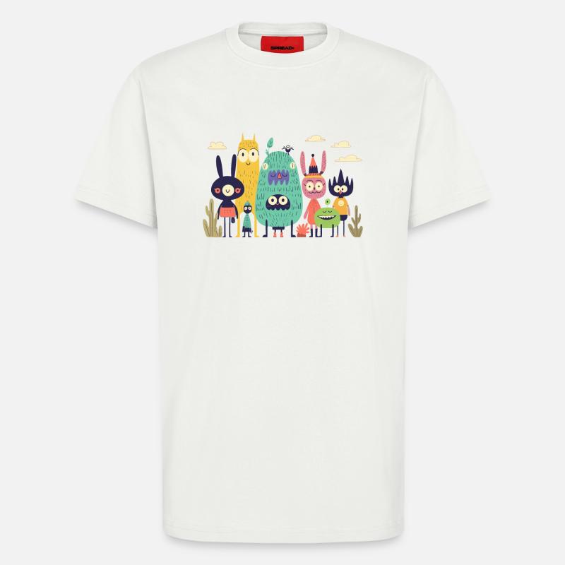 Der Träumer und seine Freunde - T-Shirt - made by SPREAD - OFF WHITE