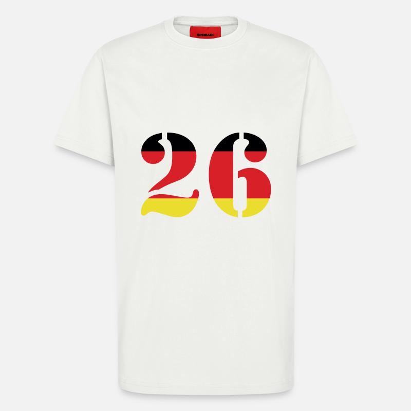 26 Number Jersey Germany - T-Shirt - made by SPREAD - OFF WHITE