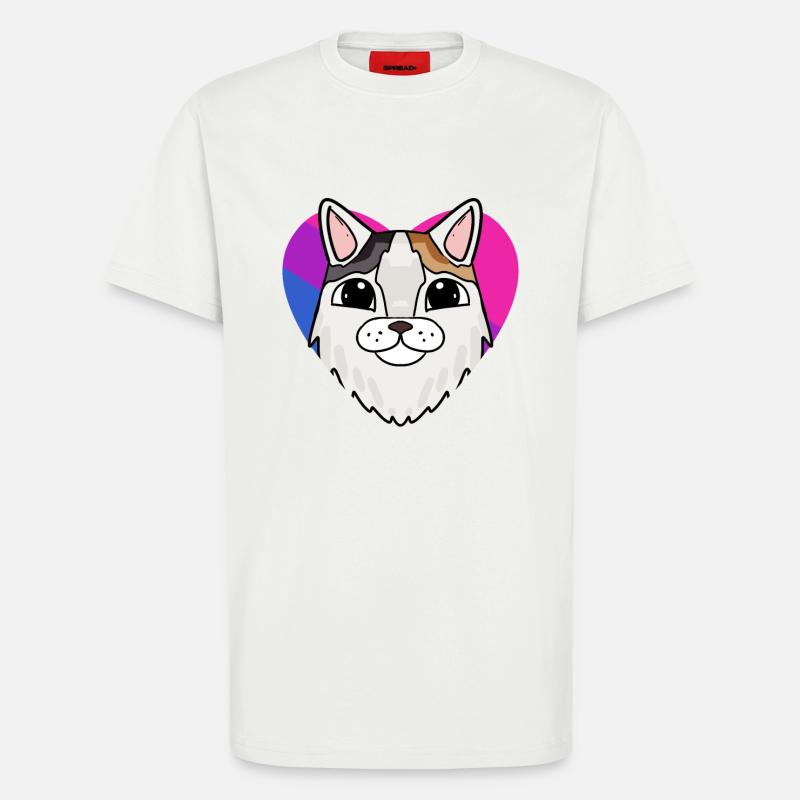Bisexual Turkish Van Cat Gift - T-Shirt - made by SPREAD - OFF WHITE