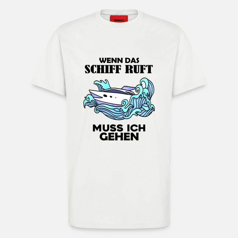 Schiff Schifffahrt - T-Shirt - made by SPREAD - OFF WHITE