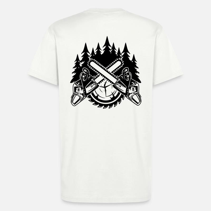 Chainsaws - T-Shirt - made by SPREAD - OFF WHITE