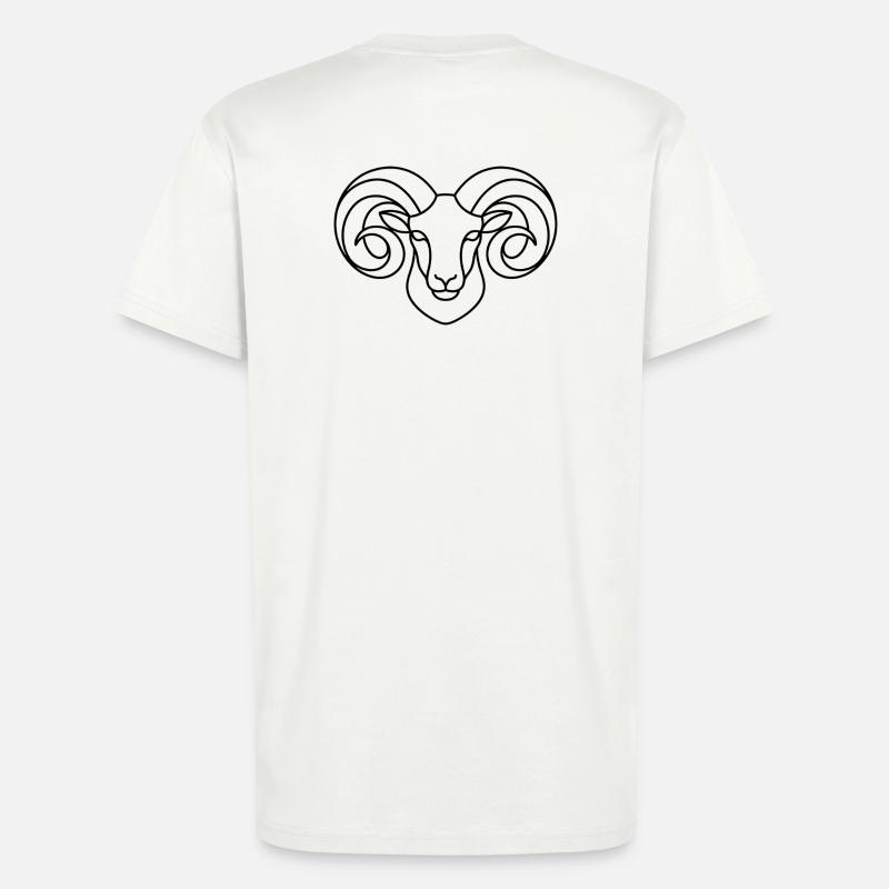 Strong ram's head - T-Shirt - made by SPREAD - OFF WHITE