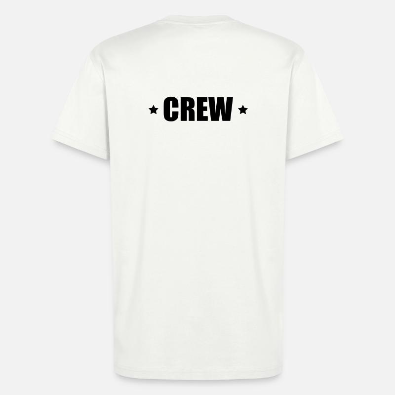 Crew mit Sterne - T-Shirt - made by SPREAD - OFF WHITE