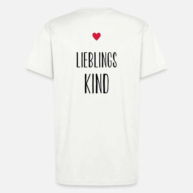 Kind Lieblingskind Herz Geschenk Geschenkidee - T-Shirt - made by SPREAD - OFF WHITE