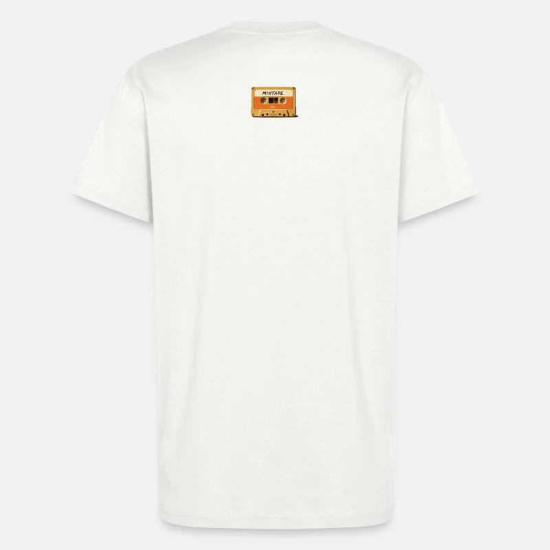 Mixtape Cassette rétro - T-shirt bio décontracté fabriqué en UE - OFF WHITE