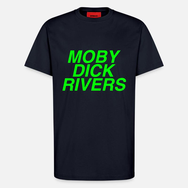 moby dick Flüsse - T-Shirt - made by SPREAD - DARK NAVY