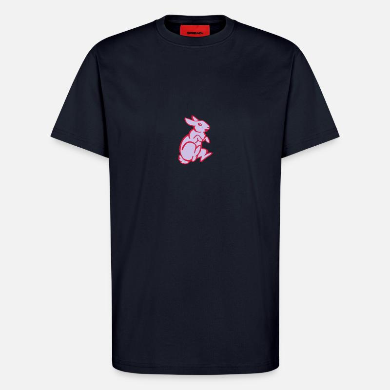 Kaninchen - T-Shirt - made by SPREAD - DARK NAVY