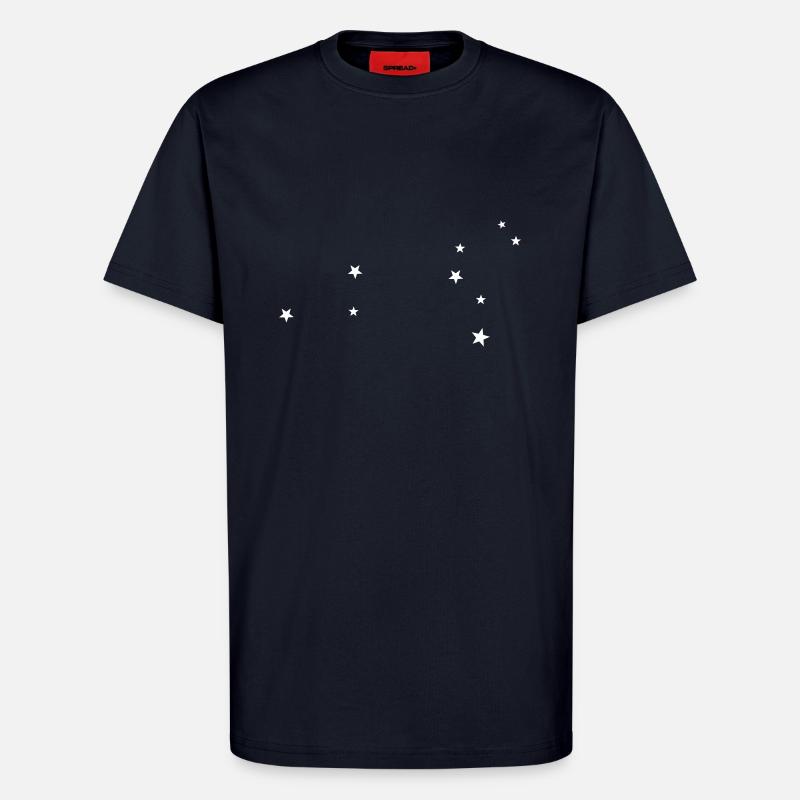 Löwe Sternbild - T-Shirt - made by SPREAD - DARK NAVY