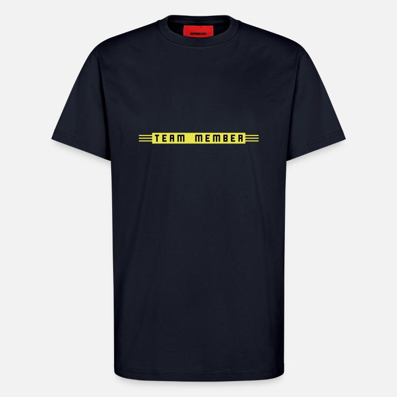 Équipier - T-shirt bio décontracté fabriqué en UE - DARK NAVY