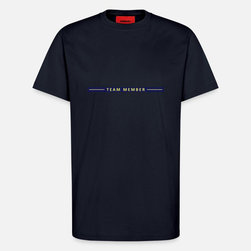 Team Mitglied Linie - T-Shirt - made by SPREAD - DARK NAVY