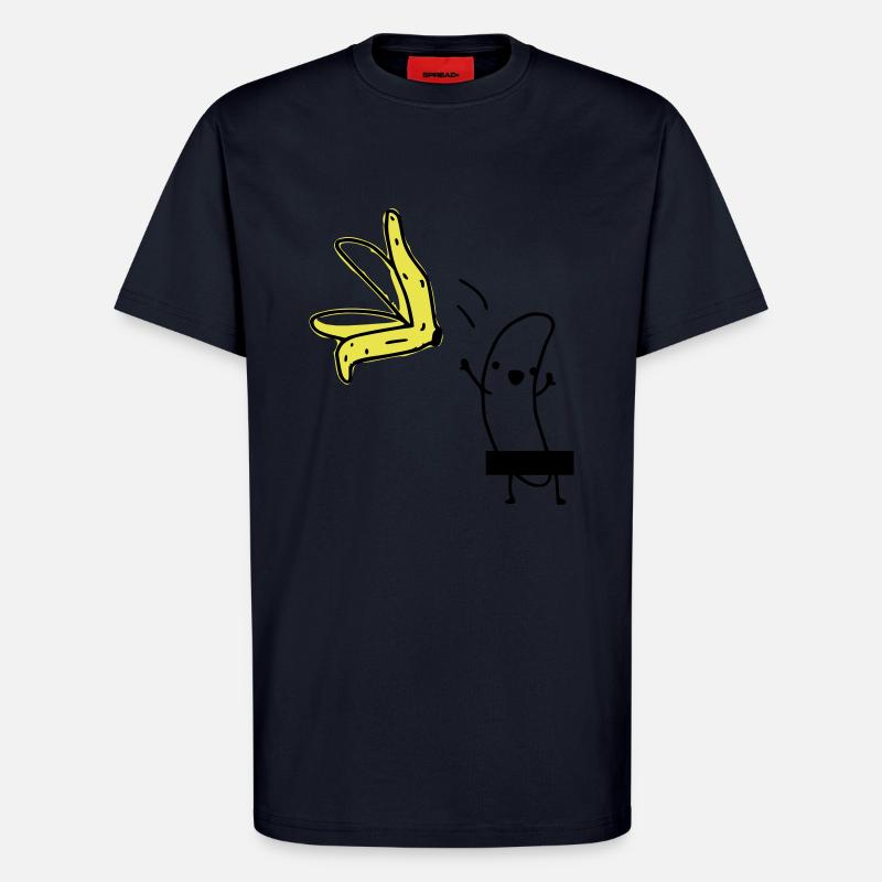 Striptease Banane - T-Shirt - made by SPREAD - DARK NAVY