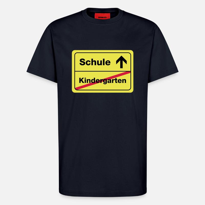 schule , kindergarten - T-Shirt - made by SPREAD - DARK NAVY