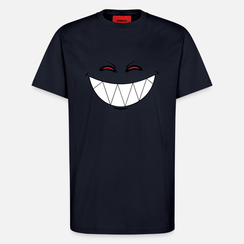 Lächeln Dämon - T-Shirt - made by SPREAD - DARK NAVY