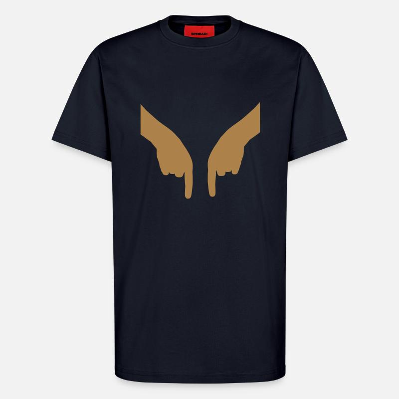 Beachvolleyball Handzeichen - T-Shirt - made by SPREAD - DARK NAVY