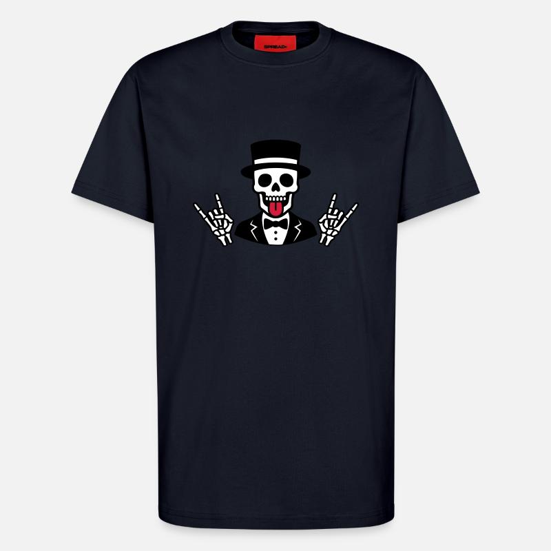 Bräutigam Skelett - T-Shirt - made by SPREAD - DARK NAVY